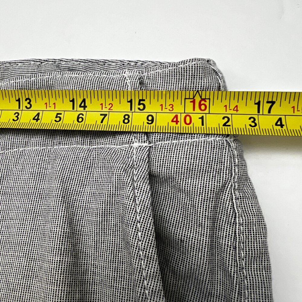 L.O.G.G. H &M Women Chino Pants Blue/White fine striped Straight Leg Size 12 - Picture 7 of 10